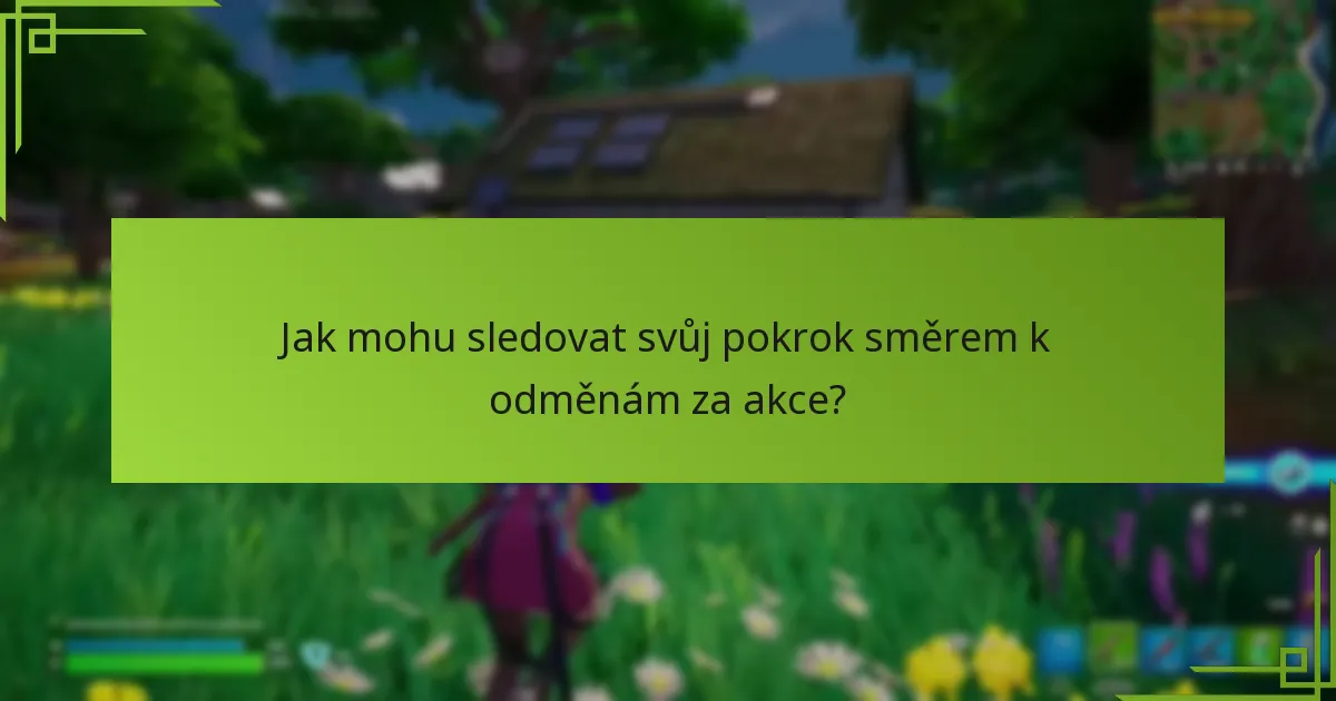 Jak mohu sledovat svůj pokrok směrem k odměnám za akce?